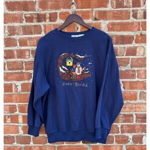 VTG Nutcracker Christmas Sweatshirt for Grandparents Size L